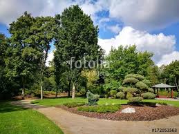 Schoner Gruner Park Im Herbst Mit Japanischem Garten Sonnenschein Und Wolken In Oelde Bei Warendorf Im Munsterl Japanischer Garten Chinesischer Garten Munster