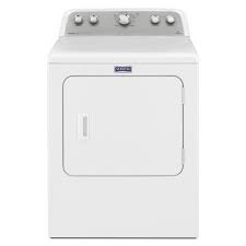 Maytag Bravos 7 0 Cu Ft Electric Dryer In White Medx655dw The Home Depot Electric Dryers Laundry Room Storage Shelves Laundry Room Storage