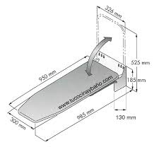Medidas Tabla De Planchar Plegable Para Interior De Mueble Armario Cocina Colada Cuarto Planchado Pn Tabla De Planchar Planchas De Madera Muebles Para Planchar