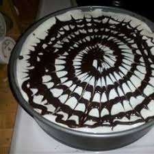 Spiderweb Pumpkin Cheesecake Recipe Pumpkin Cheesecake Chocolate Pumpkin Pie Fun Cheesecake Recipes