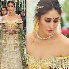 Kareena Kapoor Bridal Look Veere Di Wedding Indian Bridal Hairstyles Indian Bridal Veere Di Wedding