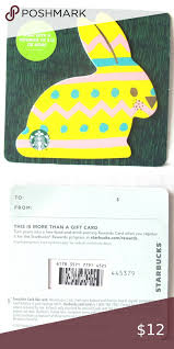 Maybe you would like to learn more about one of these? Starbucks 2020 Yellow Easter Bunny Card No Value Gift Card Presentation Easter Bunny Gift Card Holder