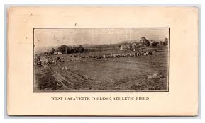 OHIO WEST LAFAYETTE COLLEGE ATHLETIC FIELD 1912 TO EARL NEEDHAM, WESTERVILLE