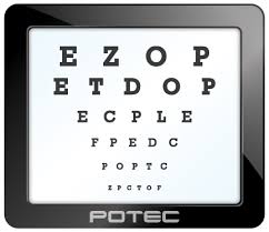 Potec Plc 7000pola Polarized Lcd Acuity Chart