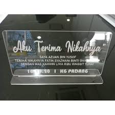Selain daripada mas kahwin dan belanja perkahwinan tersebut, barang barang yang dua buah cerek air mawar yang diperbuat daripada logam perak atau loyang (juga akan dipulangkan).kesemua. Mockup Cheque Hantaran Kahwin Mas Kahwin Replika Hantaran Shopee Malaysia