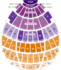 hollywood bowl seating chart in 2019 hollywood bowl