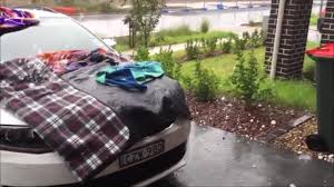 Hail is one of the most common and costly weather hazards. The Thud Of A Blanket Or Traditional Car Cover Trying To Stop Hail Stones Youtube