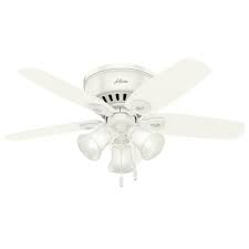 We have beautiful ceiling fans in a variety of styles to cater to virtually any taste. Hunter 42 Builder Low Profile Ceiling Fan With 3 Lights Pull Chain 9593041 Hsn