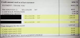 Nikmati rebat tunai sehingga 10% untuk petrol, pembelian runcit, restoran dan hsbc kad kredit advance visa platinum. Caj Tunai Pendahuluan Cash Advance Charge Nurussalamaziz