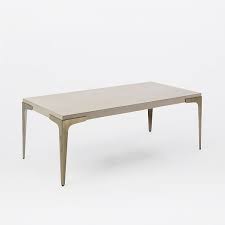 Brass Concrete Coffee Table Coffee Table Modern Coffee Tables Living Room Coffee Table