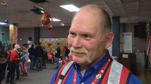 Santa delivers toys to disaster victims