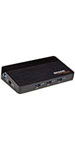 Amazonbasics Concentrateur Usb 3 0 A 4 Ports Avec Bloc D Alimentation Externe 5 V 2 5 A Amazon Ca Ordinateurs Et Tablettes