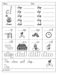 If you are on a blend read and say a word started with it, if you are on a picture, prepare a sheet for each player and make him/her wri. Consonant Blend Cl Blends Worksheets Consonant Blends Worksheets Phonics Worksheets