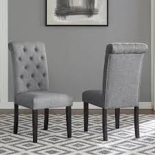 Evelin Tufted Upholstered Parsons Dining Chair Parsons Dining Chairs Dining Chairs Dining Chair Set