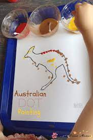Let your kids creative side show by introducing them to these fun art activities. Kids Craft Ideas Aboriginal Dot Painting With Video Sugar Spice And Glitter