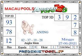 Prediksi Toto Macau Minggu 27 Juni 2021 Prediksi Togel Jp Terjitu Hari Ini