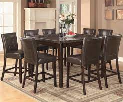 103777 Milton Marble Pub Collection Granite Dining Table Counter Height Table Sets Marble Top Dining Table