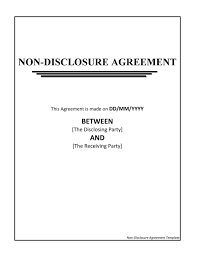 (usm and aaa shall hereinafter be collectively referred to as parties and individually as party, where the context so requires). 40 Non Disclosure Agreement Templates Samples Forms á… Templatelab