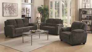 There's simply not enough red to make this work: Northend Charcoal Three Piece Living Room Set 506241 S3 Living Room Groups Midtown Outlet Home Furnishings