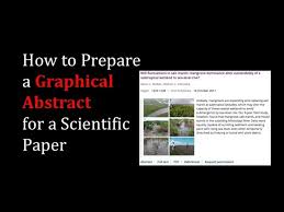 Sample title of an extended abstract. How To Prepare A Graphical Abstract For A Scientific Paper Youtube