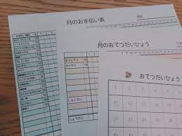 お手伝い表プレゼント中 ママは家事がらくに 子どもは成長できるおこづかいのススメ ズボラさんのためのお片付けレッスン お手伝い お金 勉強 エクセル家計簿