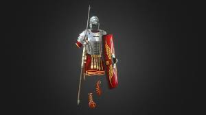 Roman Armor Rigged Animated In Progress By Pinotoon Roman Armor Armor 3d Model