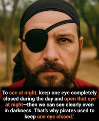 Aye! Aye! Captain.. But should you use one eye or two to get a better view  ???