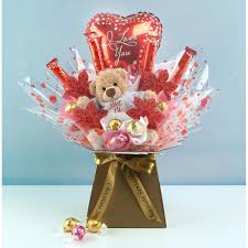 Or for something a little different, why not add our salted caramel truffles alongside. Valentine S Day Bouquet I Love You Chocolate Bouquet