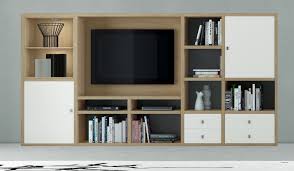 Ebay kleinanzeigen moderne wohnwand 2,5m weiß wohnzimmer schrank holz vitrine ikea. Wohnwand Bucherwand Mediawand Eiche Lack Weiss