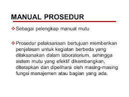 Kepala laboratorium ilmu faal dr. Pemahaman Dan Penyiapan Manual Prosedur Dan Instruksi Kerja Ppt Download