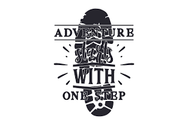 Download Adventure Starts With One Step Svg Cut File By Creative Fabrica Crafts Creative Fabrica SVG Cut Files
