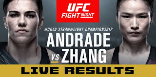 View fight card, video, results, predictions, and news. Ufc On Espn 15 Live Results Andrade Vs Zhang Results Fight Stats Mmaweekly Com