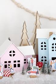 See more ideas about christmas diy, homemade christmas decorations, christmas decorations. Alice And Loisdiy Christmas Village And Free Printables Alice And Lois