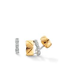Chanel 21p metal strass gold crystal cc logo large dangle drop statement earring. Earrings Fine Jewelry Chanel