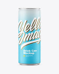 Download Metallic Drink Can Mockup Yellow Author