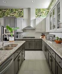 Adding value to your home is the number one concern for most homeowners. Banana Leaf Wallpaper In A Contemporary Kitchen Paper Moon