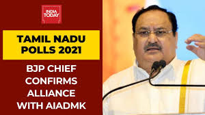 Speaking of bjp, there are rumours that bjp is trying to project a name for cm candidate from nda alliance for the upcoming tamil nadu assembly he was stubborn on aiadmk leading the alliance in tamil nadu. Bjp To Contest Tamil Nadu Polls In Alliance With Aiadmk Declares Jp Nadda Youtube