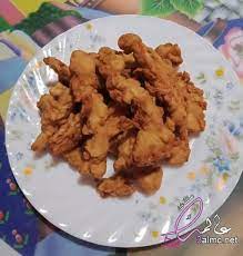 طريقة عمل دجاج ستربس كنتاكي طريقة عمل تشيكن ستربس فاطمة ابو حاتي food chicken meat