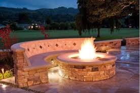 Lighting around a fire pit. 74 Amazing Fire Pit Ideas 37 Is Stunning
