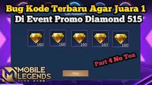 Bug claim 1000 diamond kuning tanpa ngerjain event 515. Code Bug Event 515 Mobile Legends 2021 Dropbuy