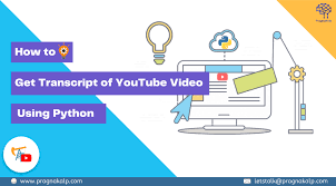 How to get youtube video transcript. How To Get Transcript Of Youtube Video Using Python
