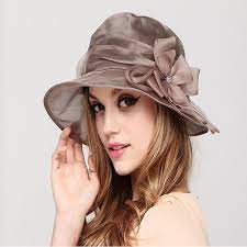 Women S Big Bow Mulberry Silk Sun Protection Hat Light Pink Cr11az6eoa1 Hats For Women Sun Protection Hat Sun Hats For Women