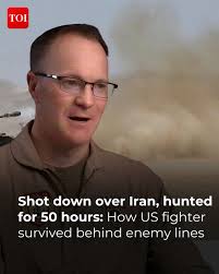 A #US Air Force officer revealed how he survived for nearly 50 hours in Iran after his F-15E fighter jet was shot down during a strike mission in April. He shared that