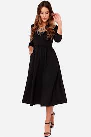 Bodycon Midi Dresses Midi Skirts White Midi Dresses Lulu S Pretty Black Dresses Black Midi Dress Black Dress With Sleeves