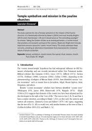 Unlocking the bible story sethere are your godsannouncing the. Pdf Temple Symbolism And Mission In The Pauline Churches