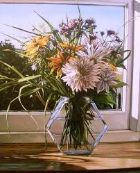 Impressioniartistiche Jim Farrant Flower Painting Flower Art Hyper Realistic Paintings