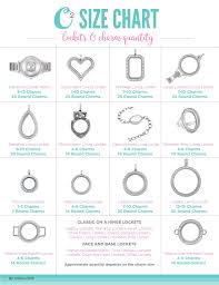 Origami Owl Chain Length Chart 2019