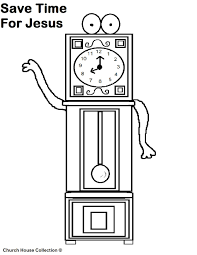 Clip arts related to : Daylight Saving Time Coloring Pages