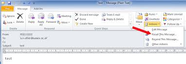 Here's how to recall an email in outlook. 2619 Recalling Emails Sent With Outlook Help Its University Of Sussex