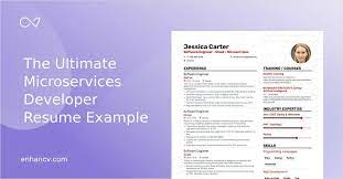 Build microservices for the delivery of software products across the enterprise. Microservices Developer Resume Examples Skills Templates More For 2021